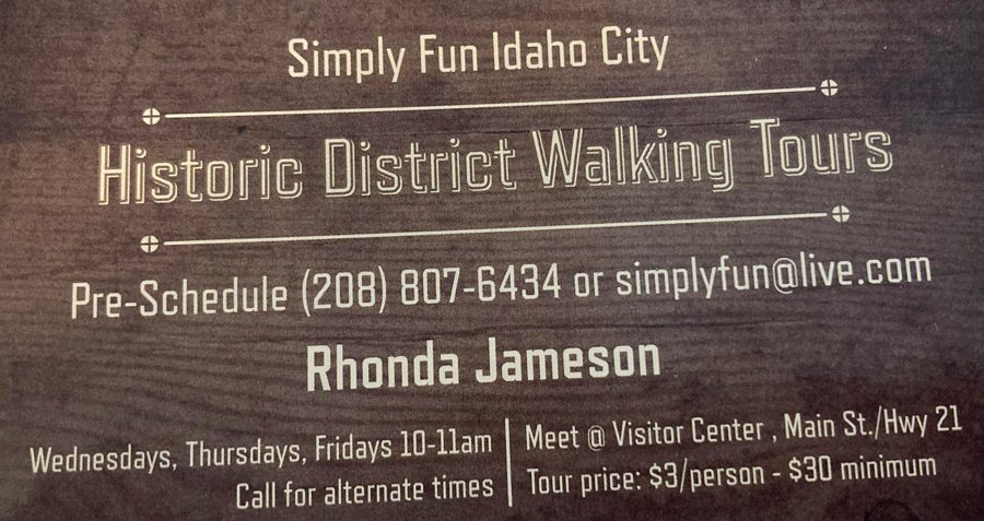 Idaho City Walking Tour